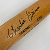 Charlie Grimm Single Signed Chicago Cubs Game Used Bat With JSA COA