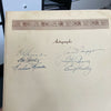 1939 King George & Queen Elizabeth Banquet Program Signed By Joe Dimaggio JSA