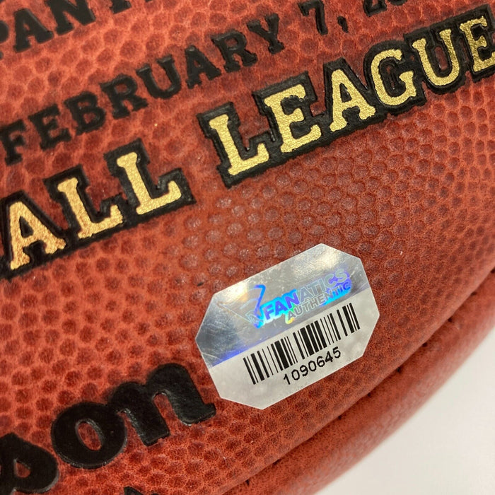 2015 Denver Broncos Super Bowl 50 Champs Team Signed NFL Football JSA COA