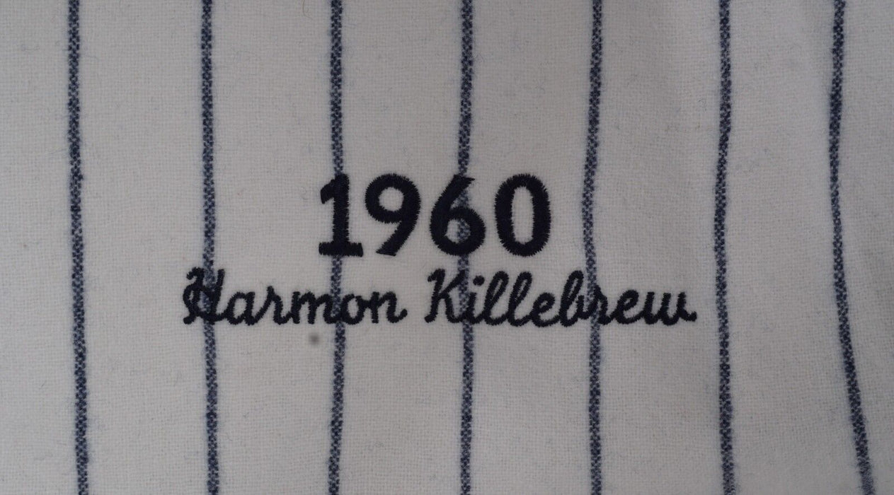 Harmon Killebrew Signed 1960 Washington Senators Mitchell & Ness Jersey Beckett