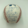 2012 New York Yankees Team Signed Baseball Derek Jeter Mariano Rivera Steiner