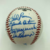 Hall Of Fame Multi Signed Cracker Jack Old Timers Game Baseball Beckett COA