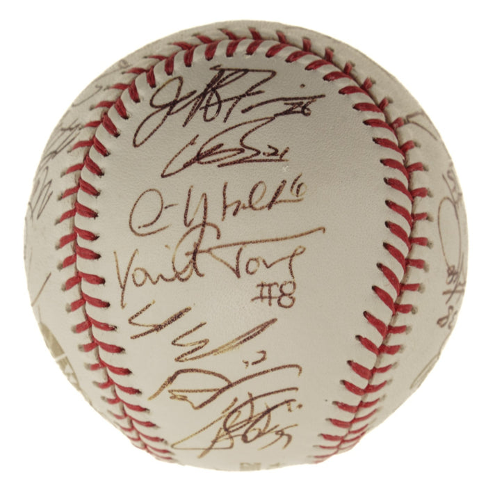 2007 Colorado Rockies NL Champs Team Signed World Series Baseball JSA COA