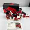 Michael Jordan Signed 1985 Air Jordan 1 Sneakers Shoes JSA COA