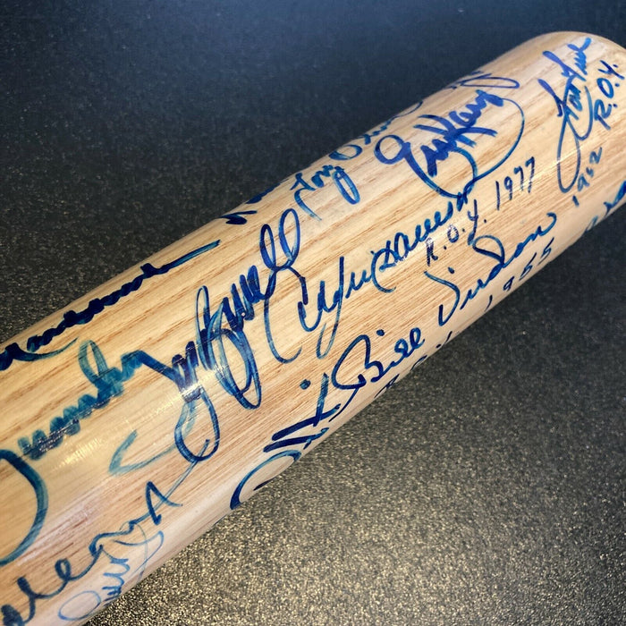 The Finest Derek Jeter Rookie Of The Year Winners Signed Baseball Bat 35 Sig JSA