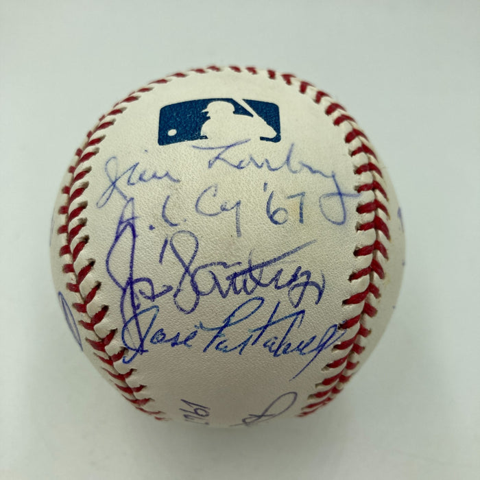 1967 Boston Red Sox AL Champs Team Signed Baseball PSA DNA Certified