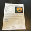 1991 Green Bay Packers Team Signed Full Size Helmet 40+ Sigs With JSA COA