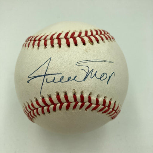 Beautiful Willie Mays Signed Autographed National League Baseball JSA COA