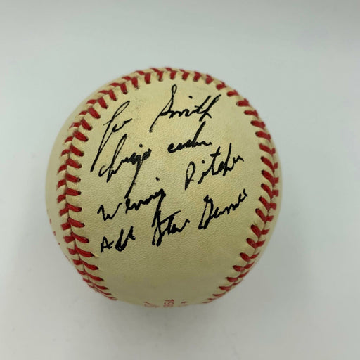 Lee Smith All Star Game Winning Pitcher Signed 1981 All Star Game Baseball JSA