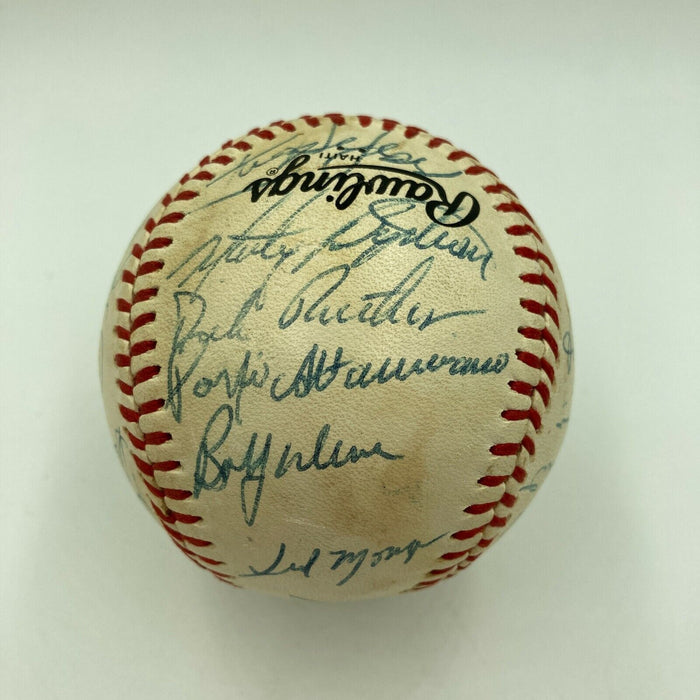 Beautiful 1983 Philadelphia Phillies NL Champs Team Signed Baseball JSA COA