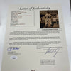 Joe Dimaggio Signed 1949 Tour Of Japan Original Photo JSA COA