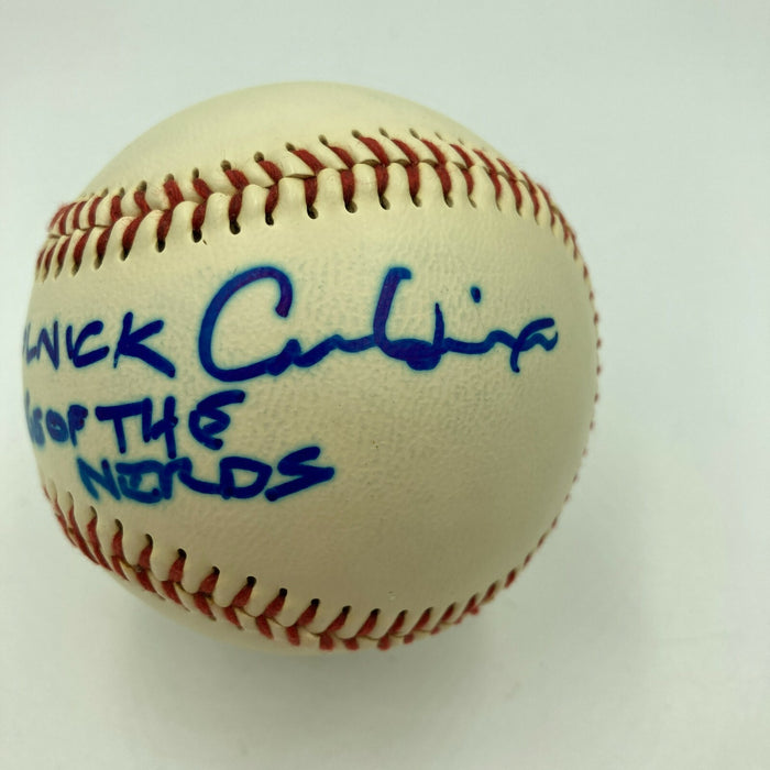 Robert Carradine Lewis Skolnick Revenge of the Nerds Signed Baseball PSA DNA COA