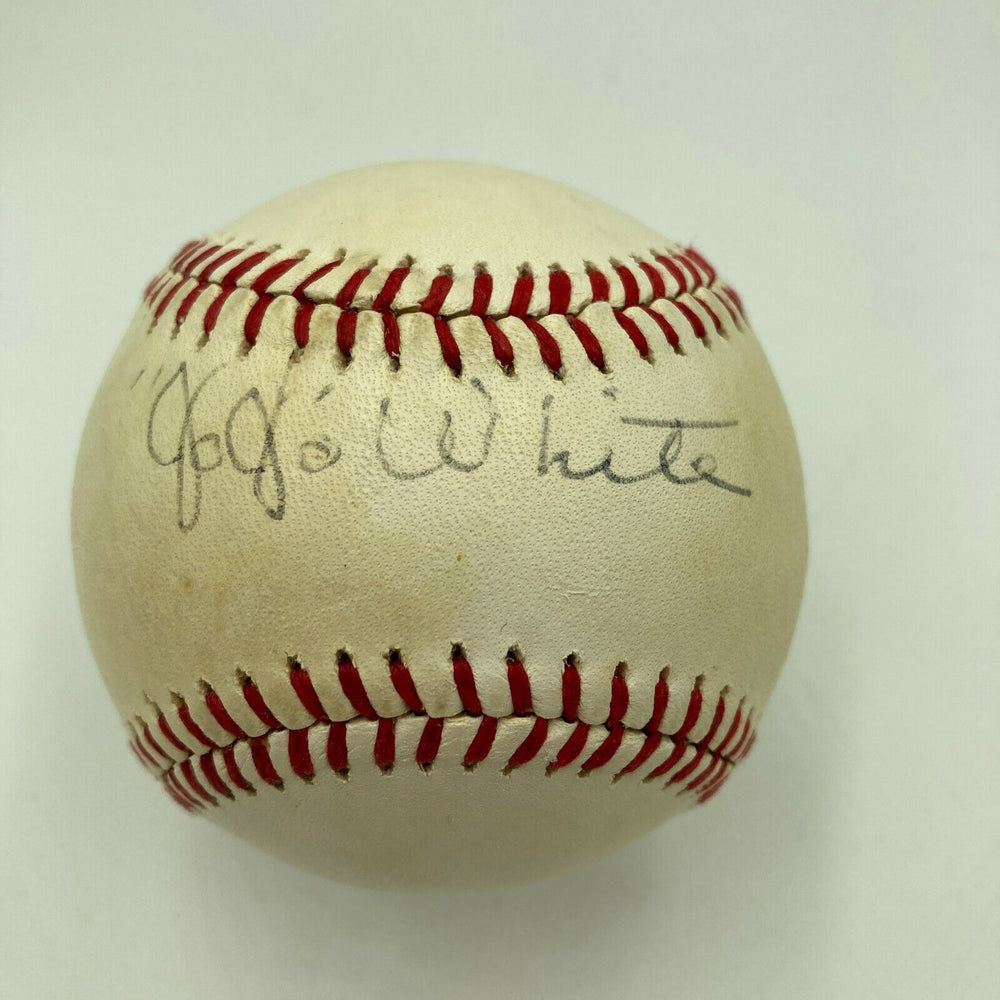 Jo Jo White Signed American League Macphail Baseball Detroit Tigers JSA COA