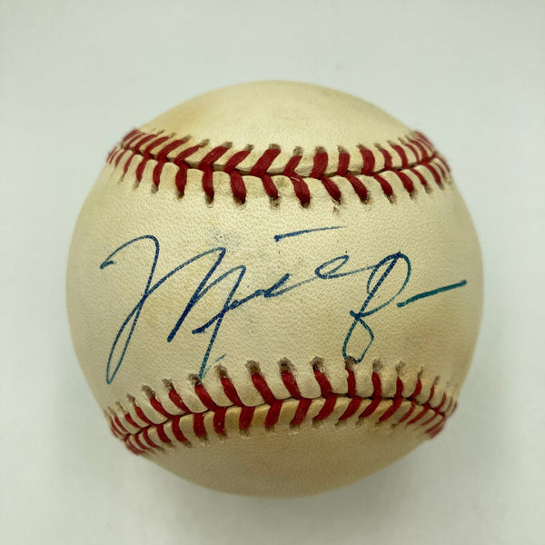 Michael Jordan Single Signed American League Baseball JSA COA