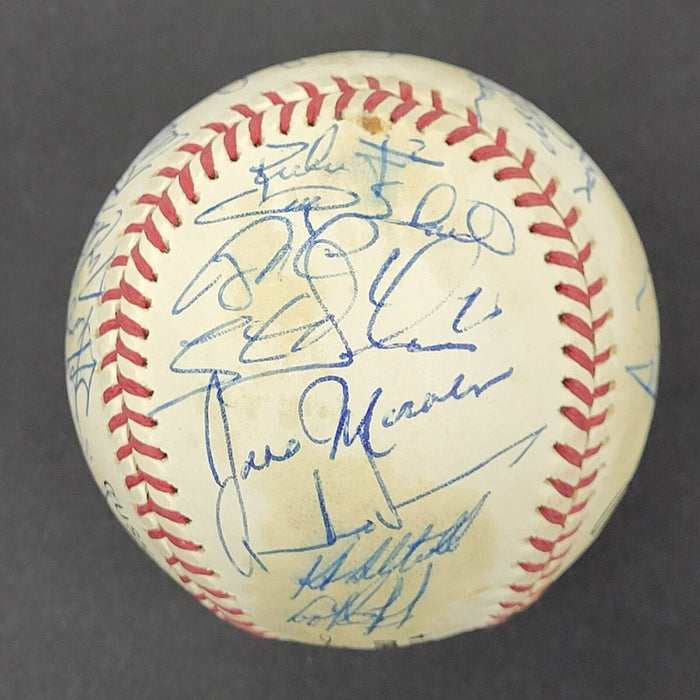 1995 Florida Marlins Inaugural Season Team Signed Baseball Beckett COA