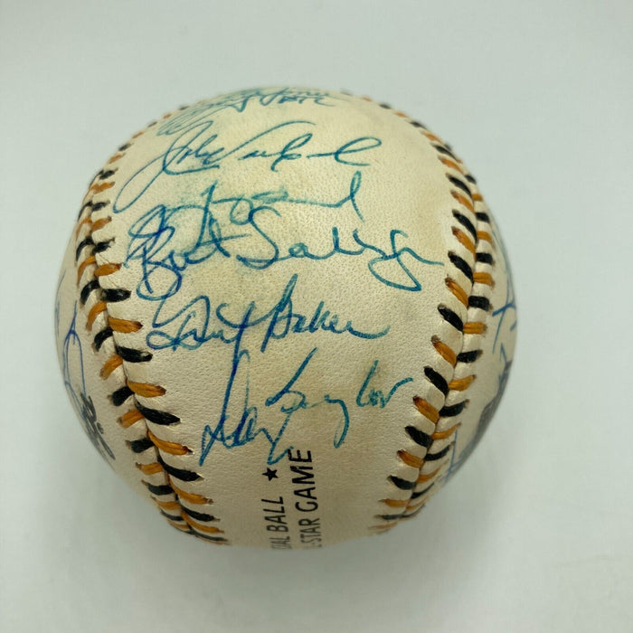 1994 All Star Game National League Team Signed Baseball Barry Bonds PSA DNA COA