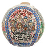 Derek Jeter Signed Charles Fazzino Hand Painted Pop Art Baseball MLB & Steiner