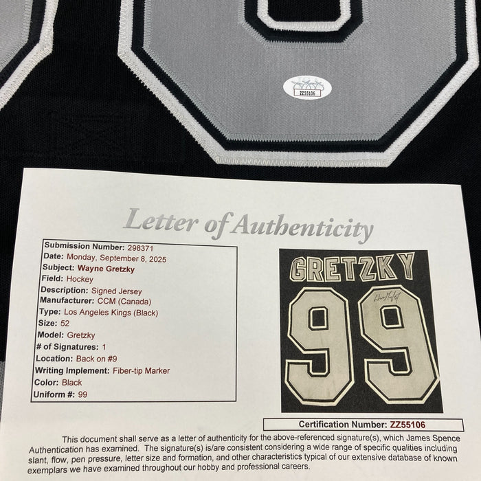 Wayne Gretzky Signed Los Angeles Kings Authentic Game Model CCM Jersey JSA COA