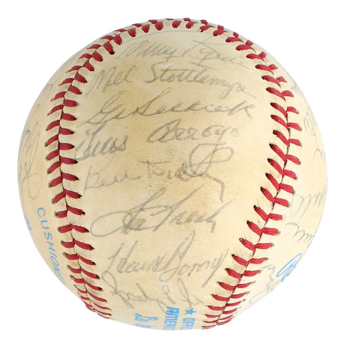 Joe Dimaggio Roger Maris New York Yankees Legends Signed Baseball JSA COA