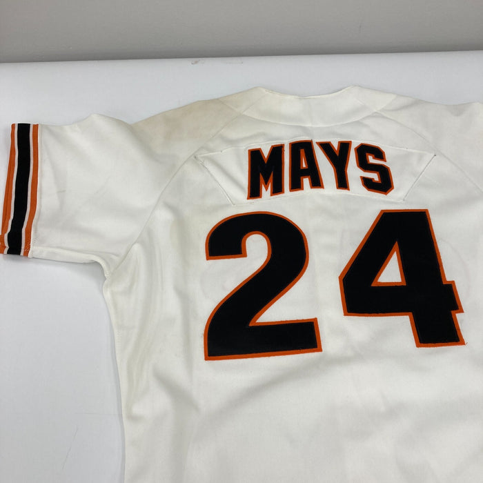 Willie Mays Signed San Francisco Giants Authentic Game Model Jersey PSA DNA COA