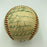 Willie Mays 1954 New York Giants World Series Champs Team Signed Baseball JSA