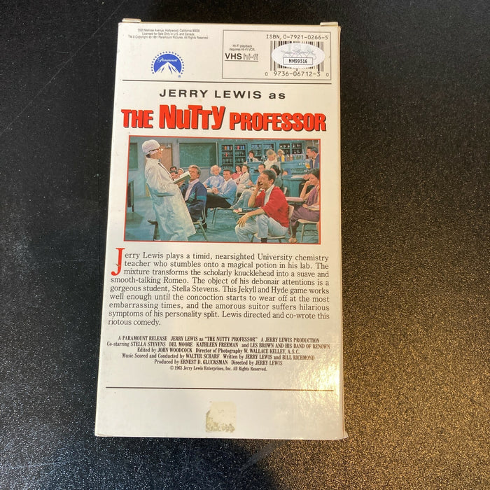 Stella Stevens Signed The Nutty Professor VHS Movie With JSA COA
