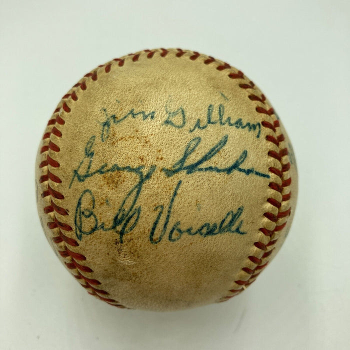 1951 Montreal Royals Dodgers World Series Champs Team Signed Baseball JSA COA