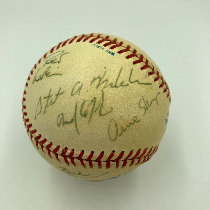 This Week In Baseball Broadcast Crew Signed 1991 All Star Game Baseball JSA COA