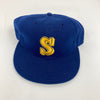 Ken Griffey Jr. & Ken Griffey Sr. Rookie Signed 1989 Mariners Game Model Hat JSA