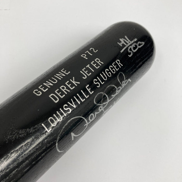 Beautiful Derek Jeter Rookie Of The Year 1996 Signed Game Model Bat JSA COA