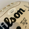 Quarterback Legends Multi Signed Football Johnny Unitas Sonny Jurgensen JSA COA