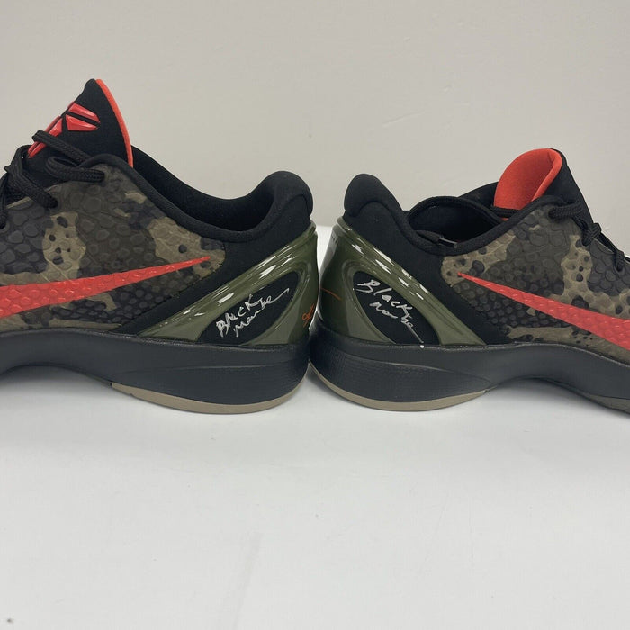 Kobe Bryant "Black Mamba" Signed Inscribed Nike Kobe Sneakers Panini COA  1/1