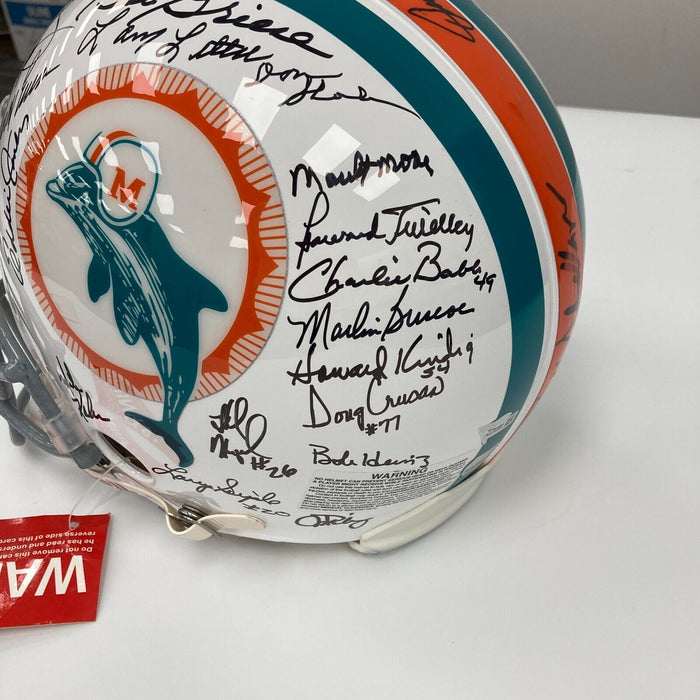 1972 Miami Dolphins Super Bowl Champs Team Signed Riddell Helmet Fanatics COA