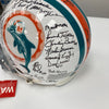 1972 Miami Dolphins Super Bowl Champs Team Signed Riddell Helmet Fanatics COA