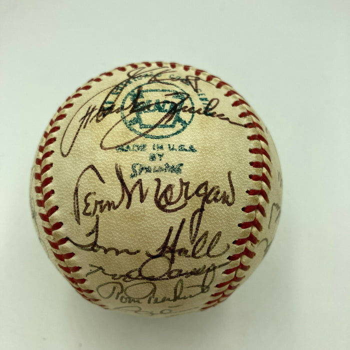 1971 Minnesota Twins Team Signed Baseball Killebrew Carew Blyleven Oliva JSA COA