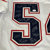 Tom Brady 2004 New England Patriots Super Bowl Champs Team Signed Jersey JSA COA