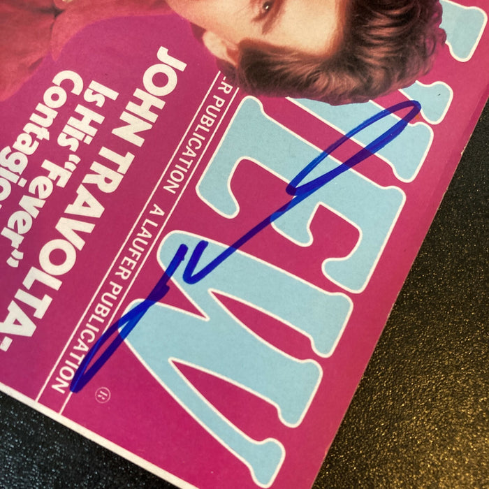 John Travolta Signed Autographed 1978 Preview Magazine JSA COA