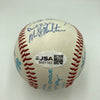 Derek Jeter Mariano Rivera Pre Rookie 1995 Columbus Clippers Signed Baseball JSA