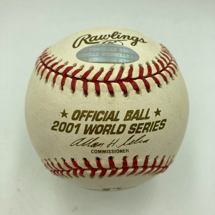 Derek Jeter "Mr. November" Signed 2001 World Series Baseball Steiner COA 18/22
