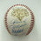 2009 New York Yankees Team Signed World Series Baseball Derek Jeter JSA COA