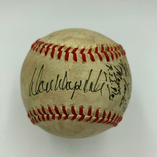 Don Drysdale Mets Broadcasters Signed Baseball With Florida Mayor PSA DNA COA