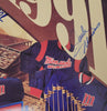 1991 Minnesota Twins World Series Champs Team Signed 18x24 Poster Beckett COA