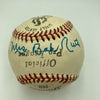 Mrs. Babe Ruth & Mrs. Lou Gehrig Signed Baseball With Satchel Paige PSA DNA COA