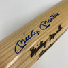 Mickey Mantle Willie Mays & Duke Snider Signed Baseball Bat JSA COA