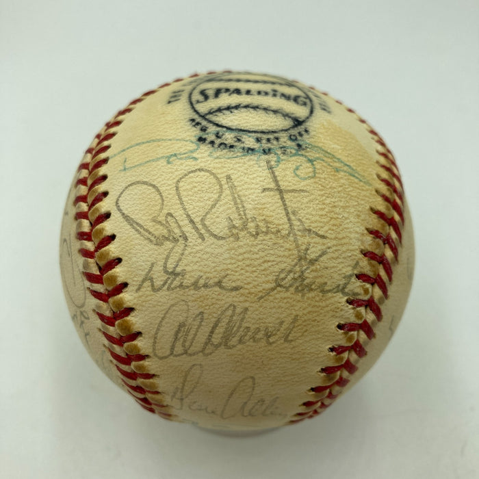 1971 Pittsburgh Pirates WS Champs Team Signed Baseball Roberto Clemente BAS COA