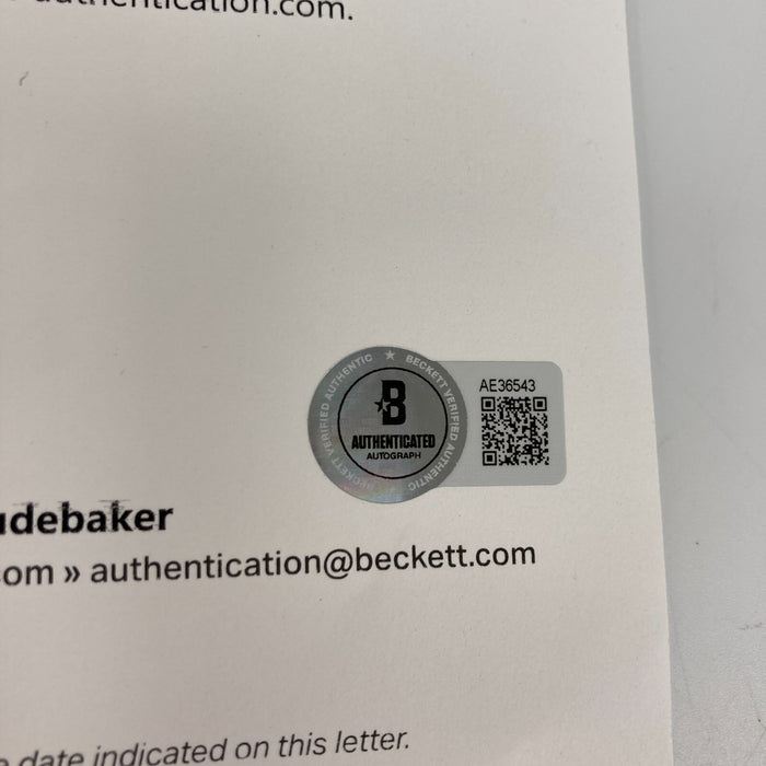 1984 Michael Jordan Rookie Signed Wilson Air Attack NBA Basketball Beckett COA