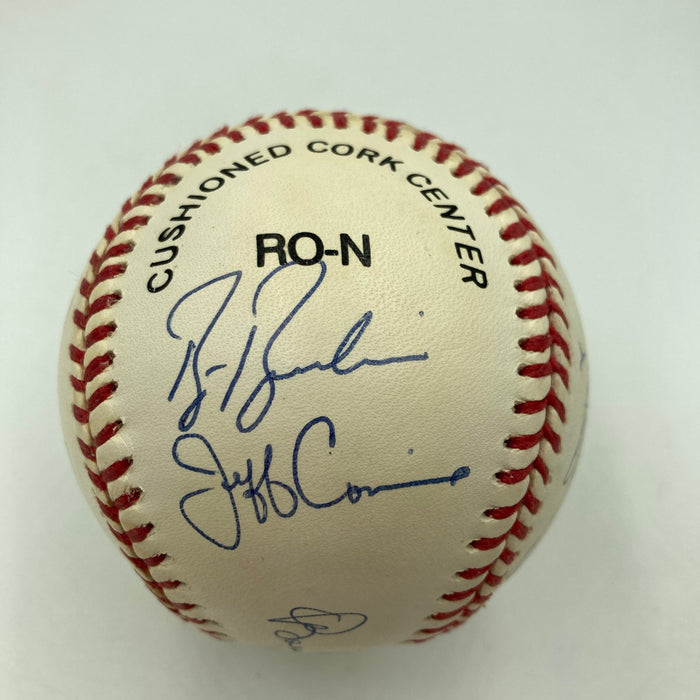 1993 Florida Marlins Inaugural First Season Team Signed Baseball Beckett COA