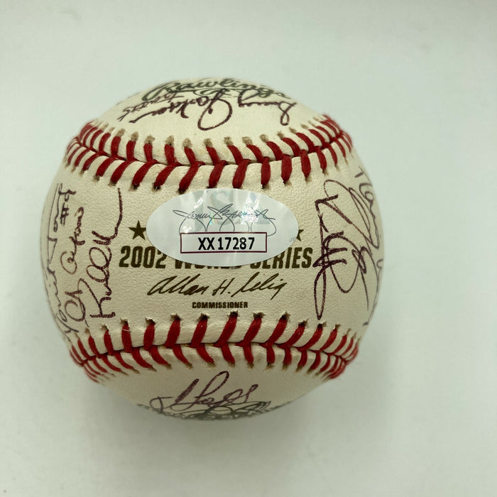 2002 San Francisco Giants NL Champs Team Signed World Series Baseball JSA COA