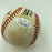 Travis Jackson Carl Hubbell Bill Terry New York Giants HOF Signed Baseball JSA
