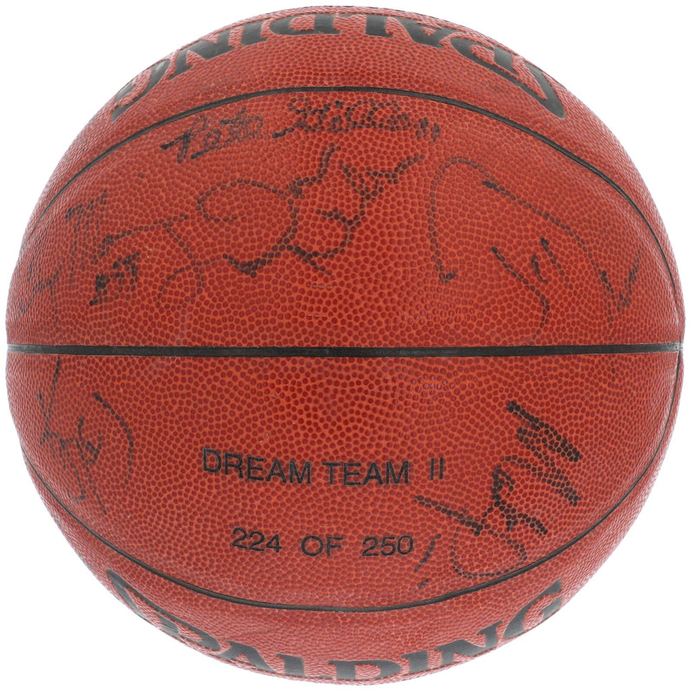 1994 Dream Team II Olympics Team USA Signed Spalding Basketball JSA COA